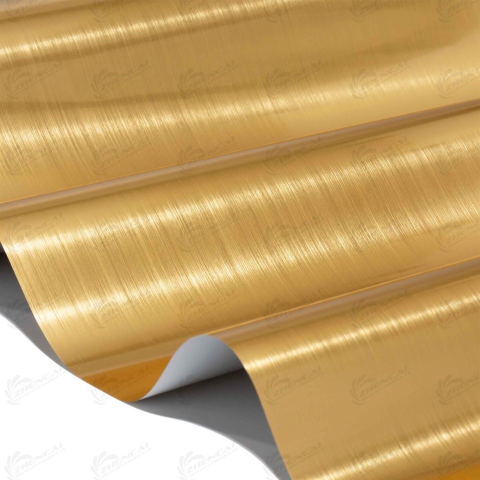 brushed plastic stamping foil