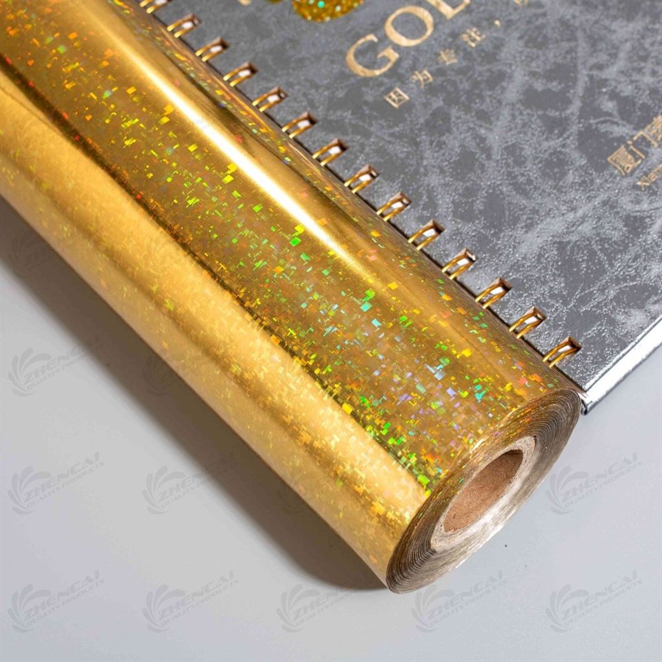 gold rough effect stamp foil