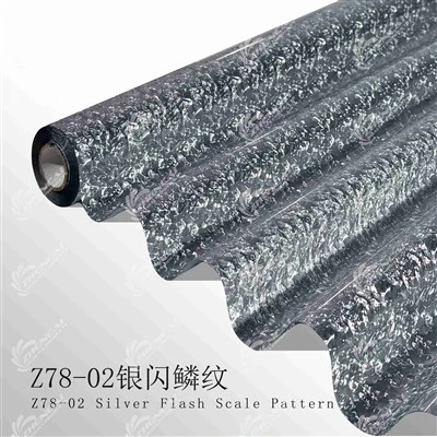 Z78-02 Graddfa Arian Flash Ffoil Stampio Patrwm